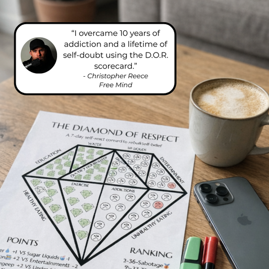 Diamond Of Respect (7 day self-respect scorecard to rebuild self-belief)